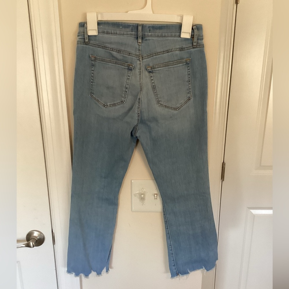 Loft light wash blue jeans, size 4